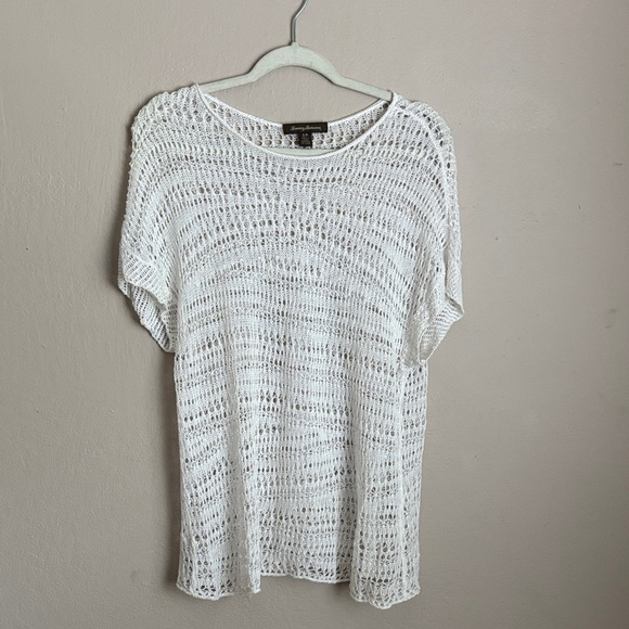 Tommy Bahama Tops - Tommy Bahama White Knit Women's Top size small